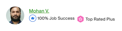 Mohan Verma - Professional at CDMSoftech Solution, Top-Rated PLUS team on Upwork