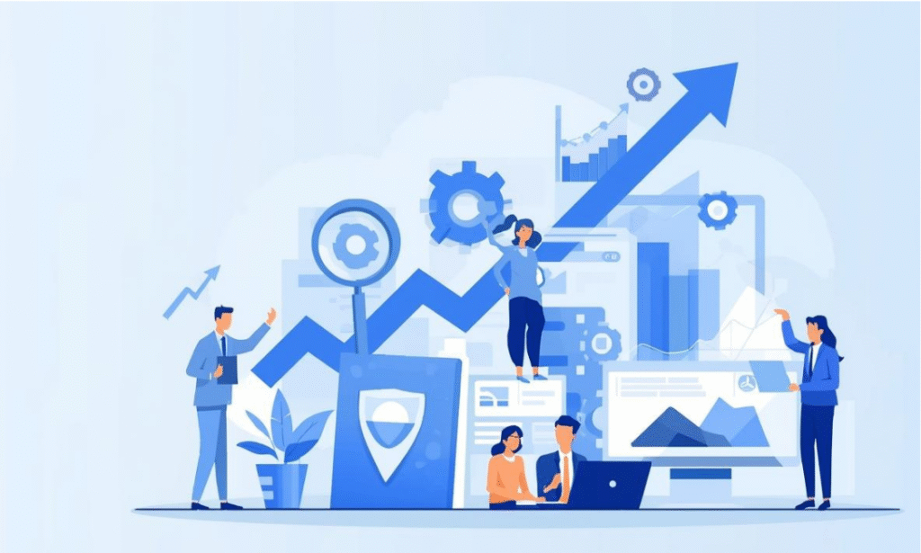 Professional SEO Services in India – Growth and Traffic Illustration